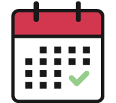 Calendar quick link hover icon 