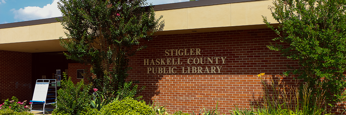 Stigler-Haskell County Public Library exterior photo
