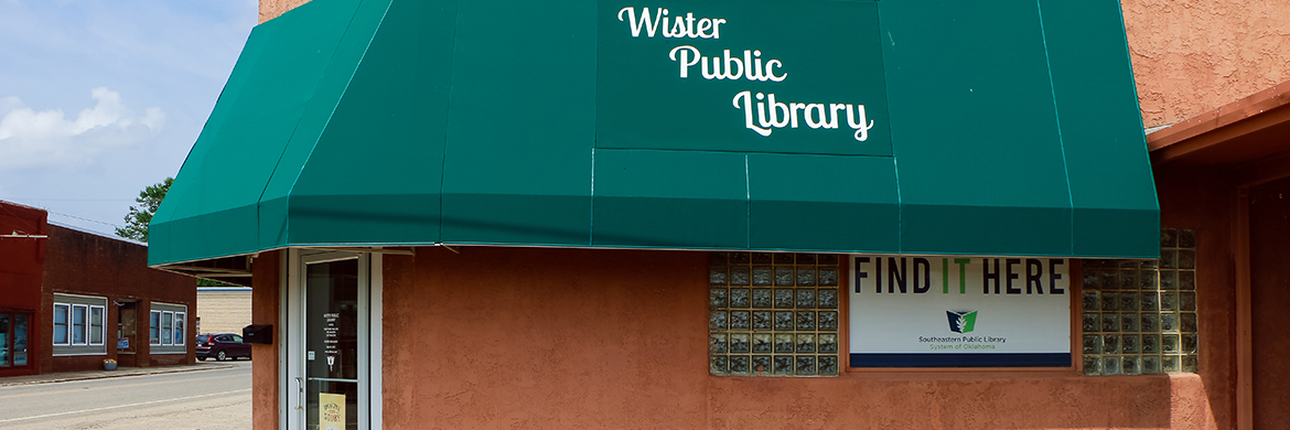 Wister Public Library exterior