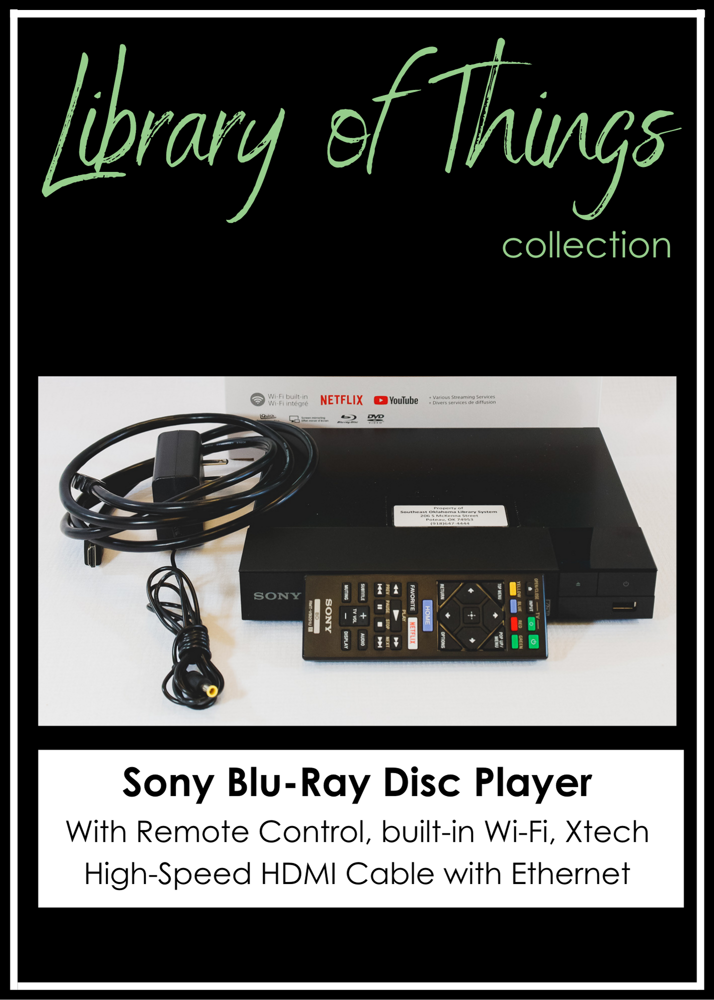 Sony Blu-Ray Disc Player