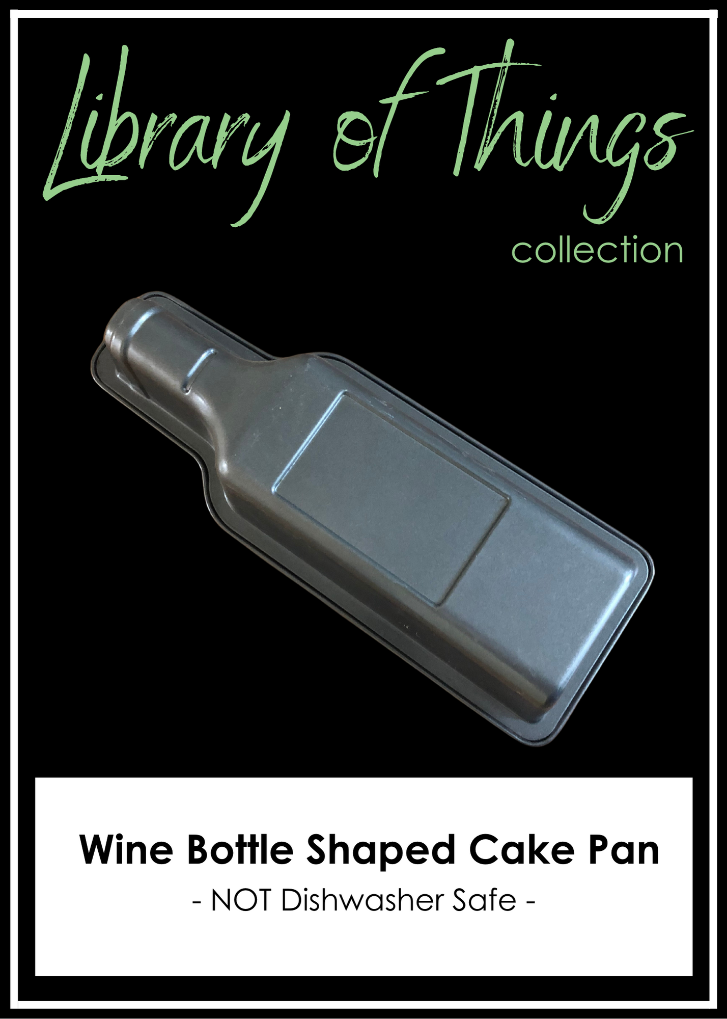 Wine Bottle Shaped Cake Pan