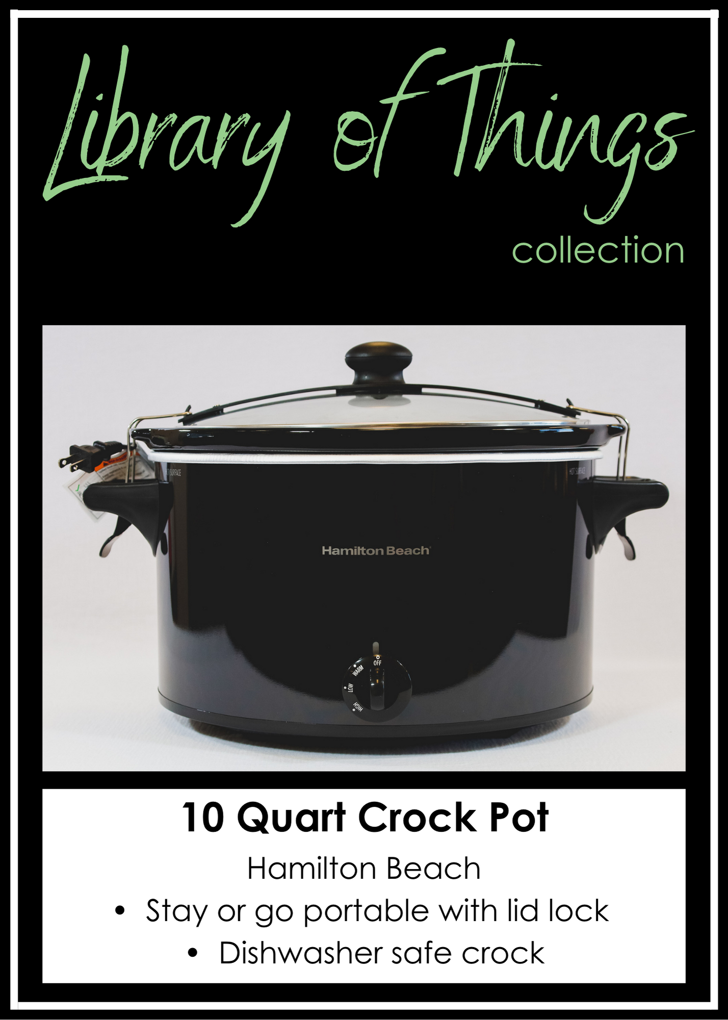 10 Quart Crock Pot