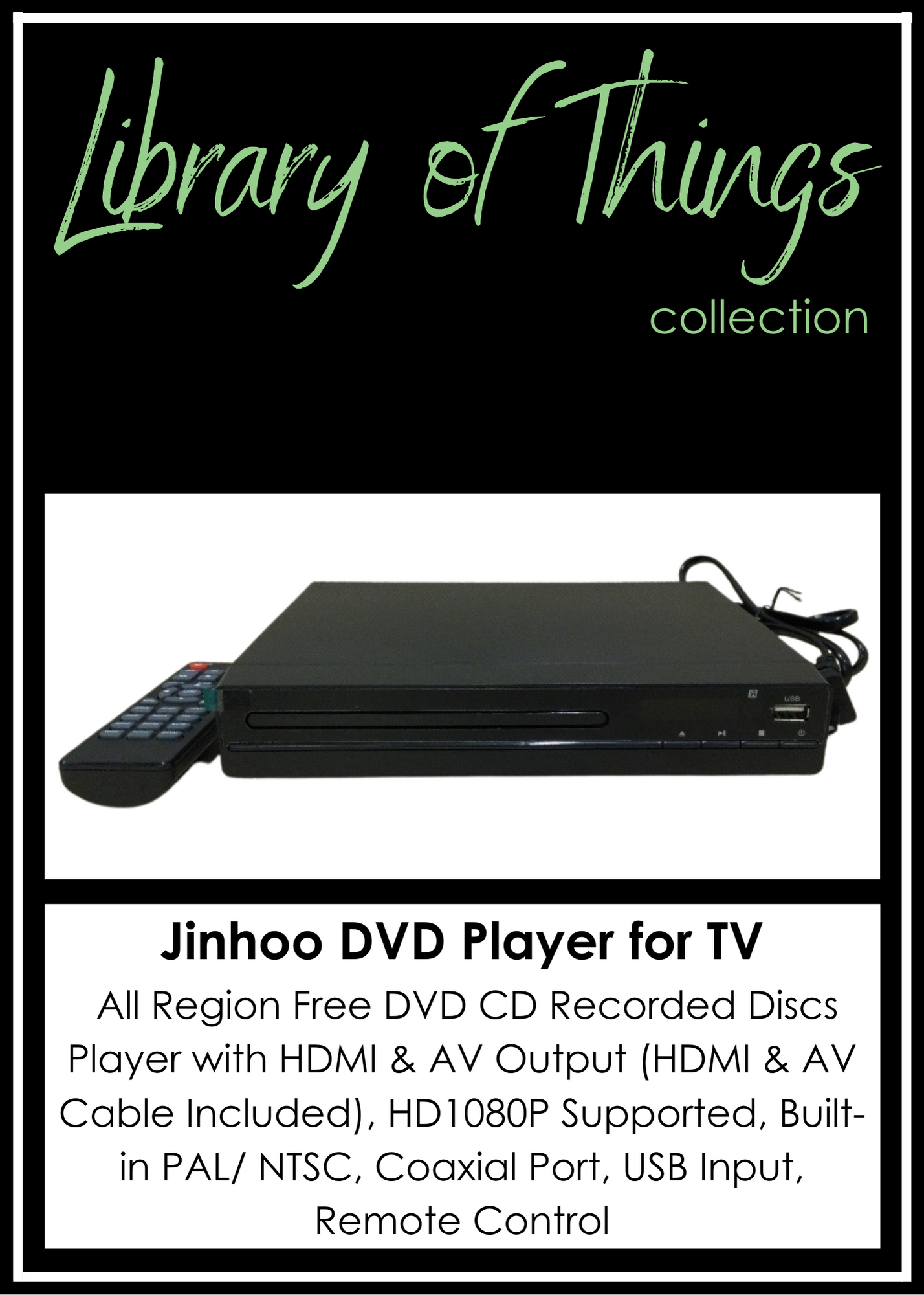 Jinhoo DVD Player for TV