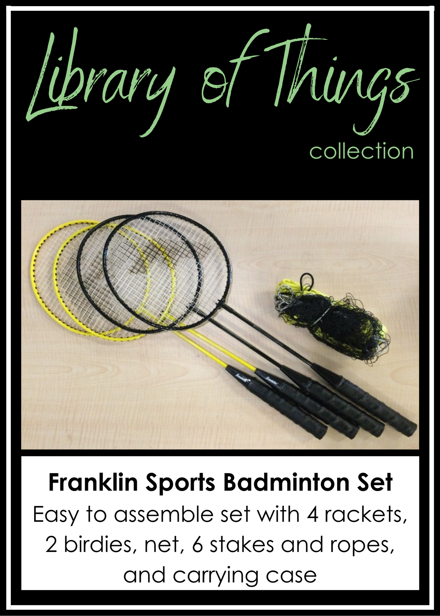 Franklin Sports Badminton Set