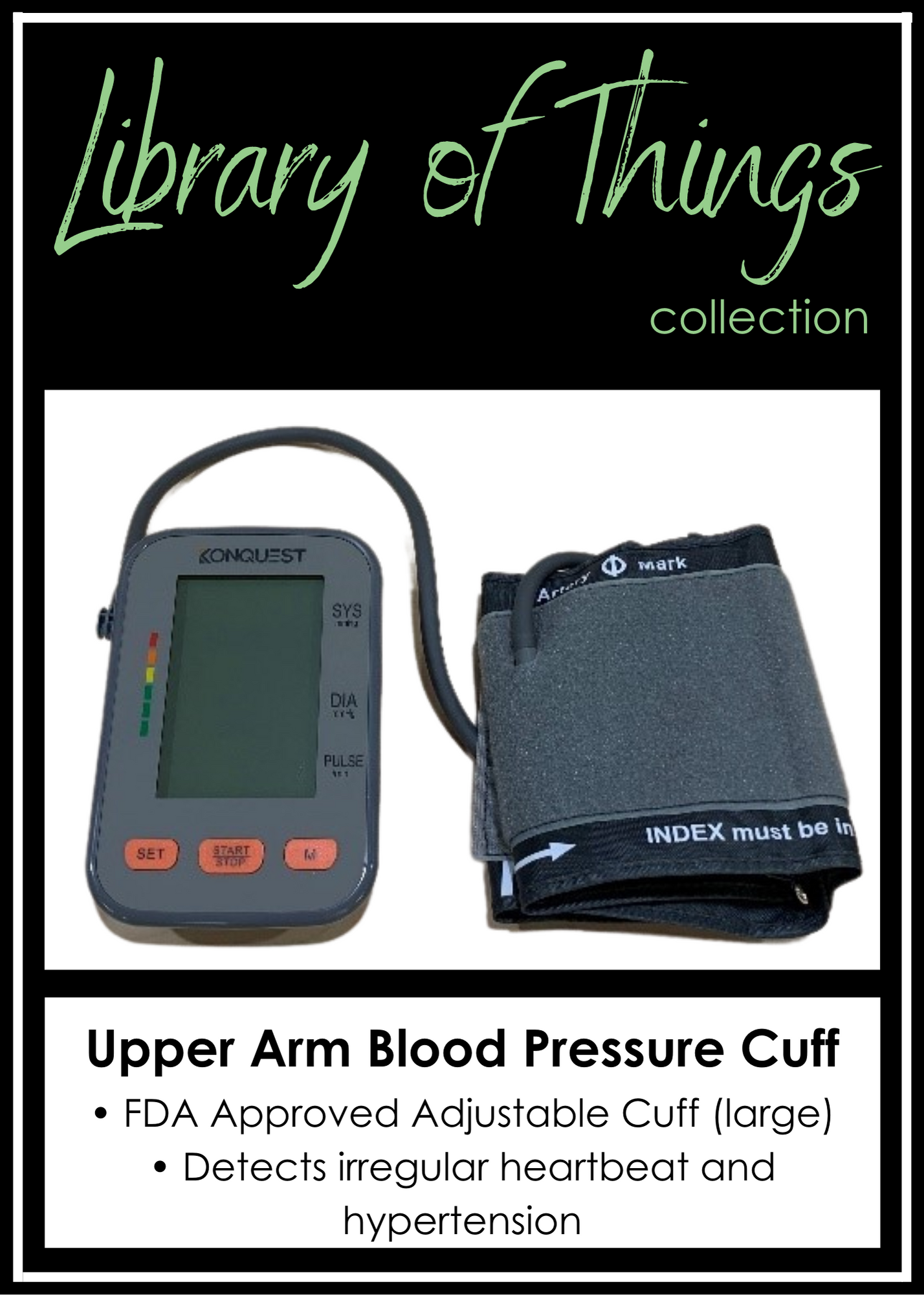 Upper Arm Blood Pressure Cuff