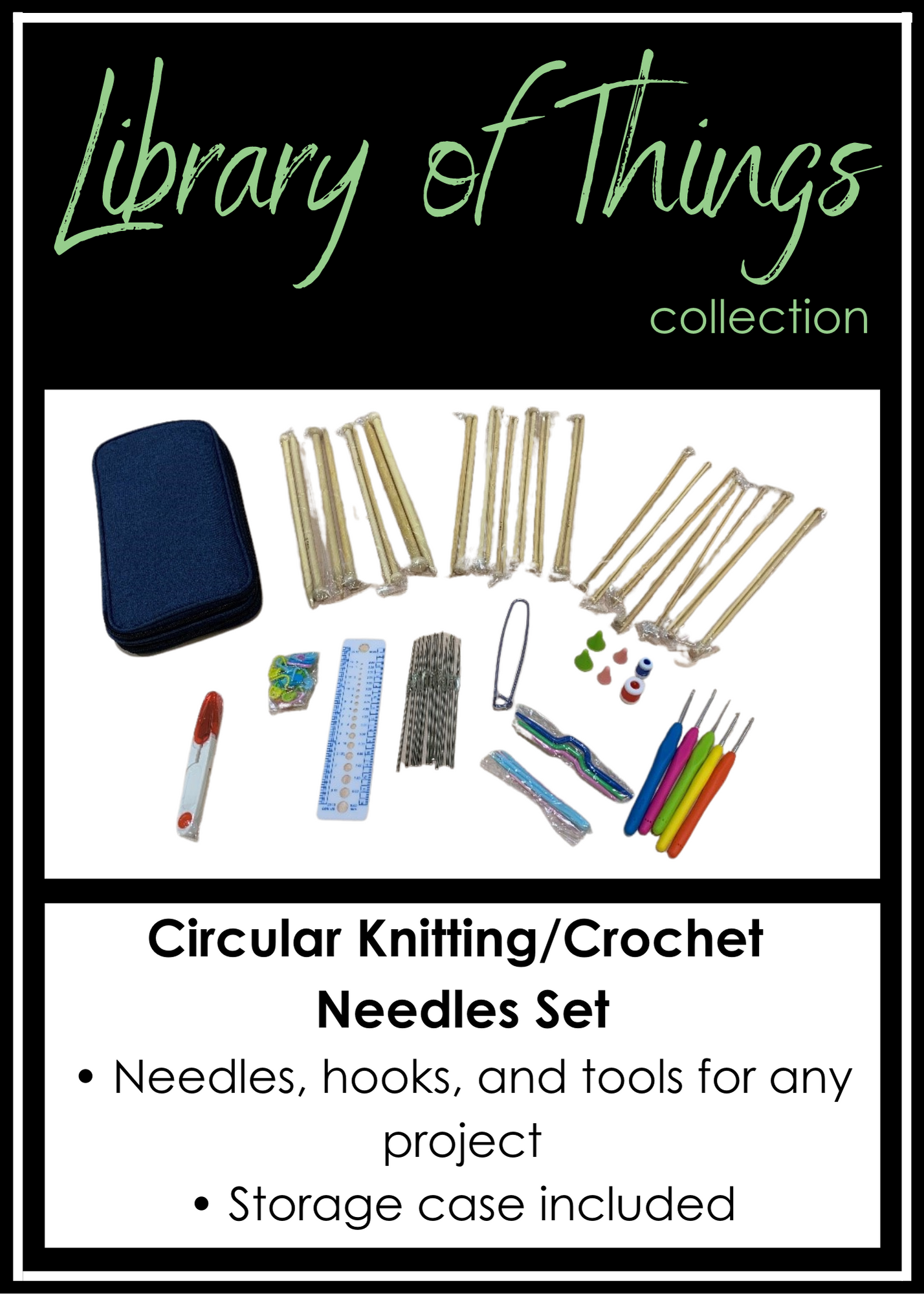Circular Knitting/Crochet  Needles Set