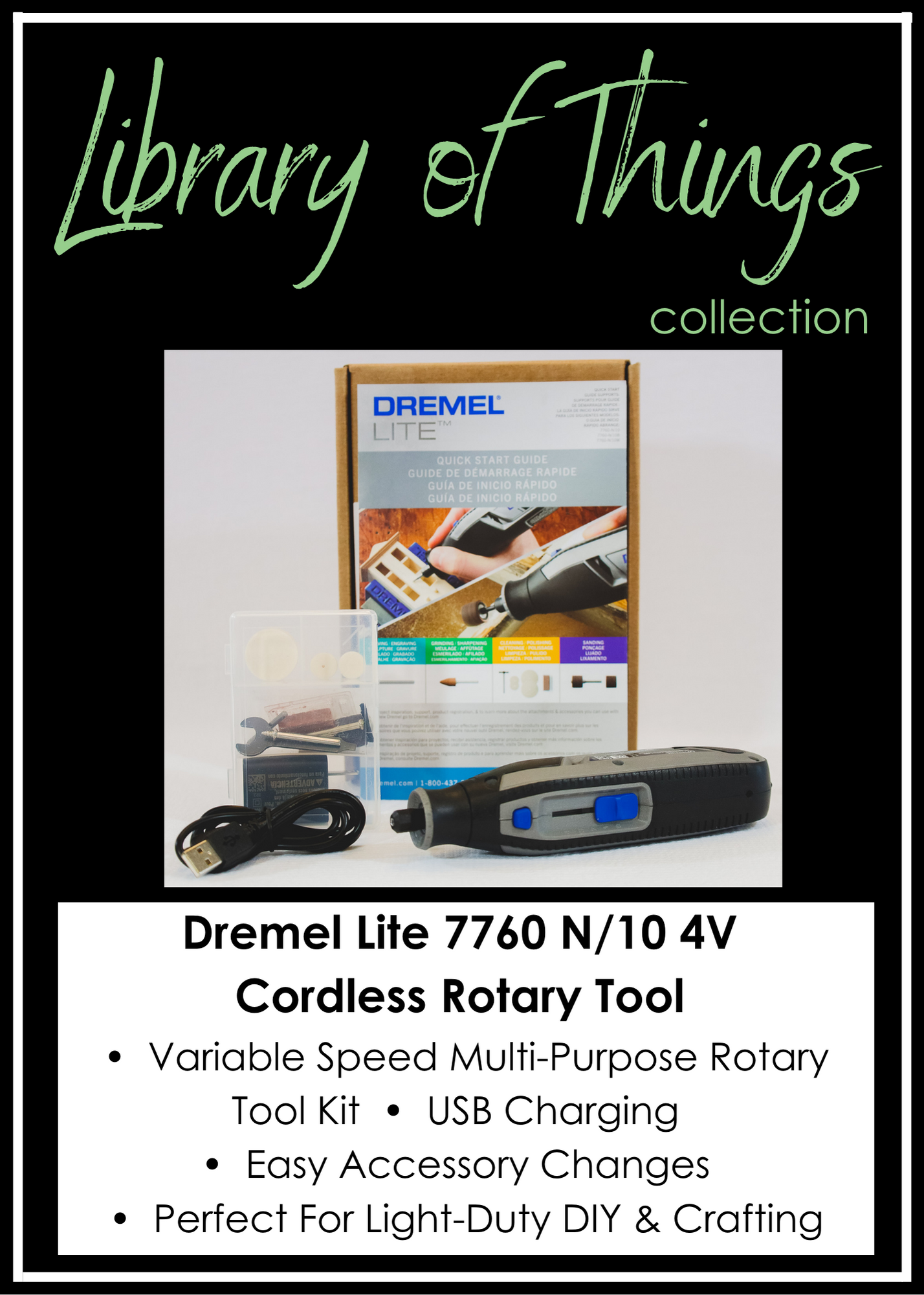 Dremel Lite 7760 N/10 4V Cordless Rotary Tool