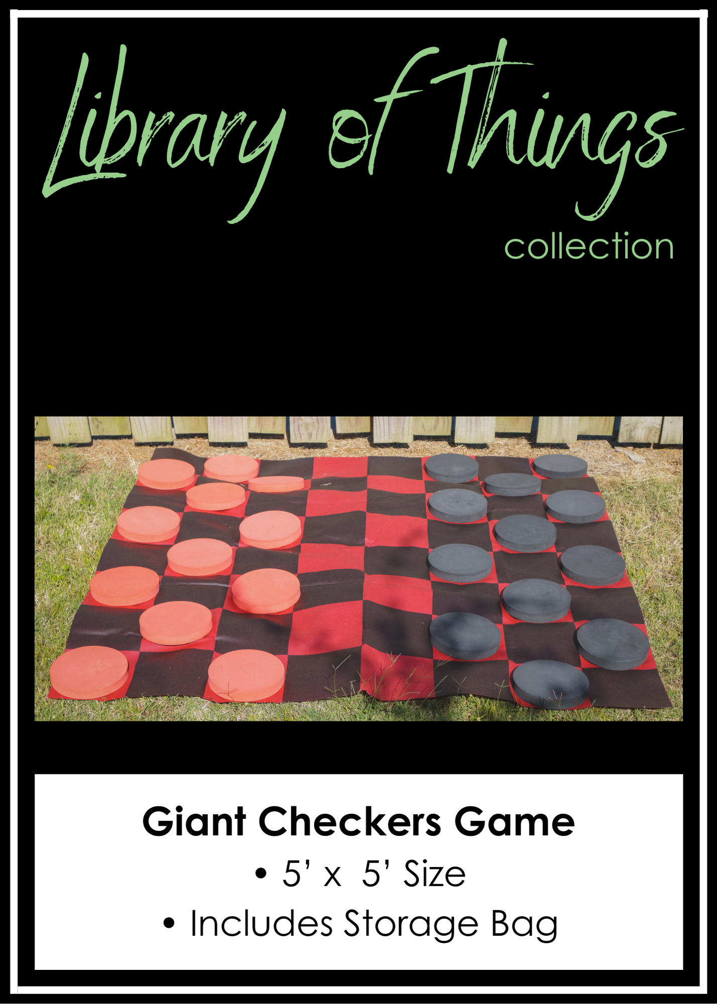 Giant Checkers Game