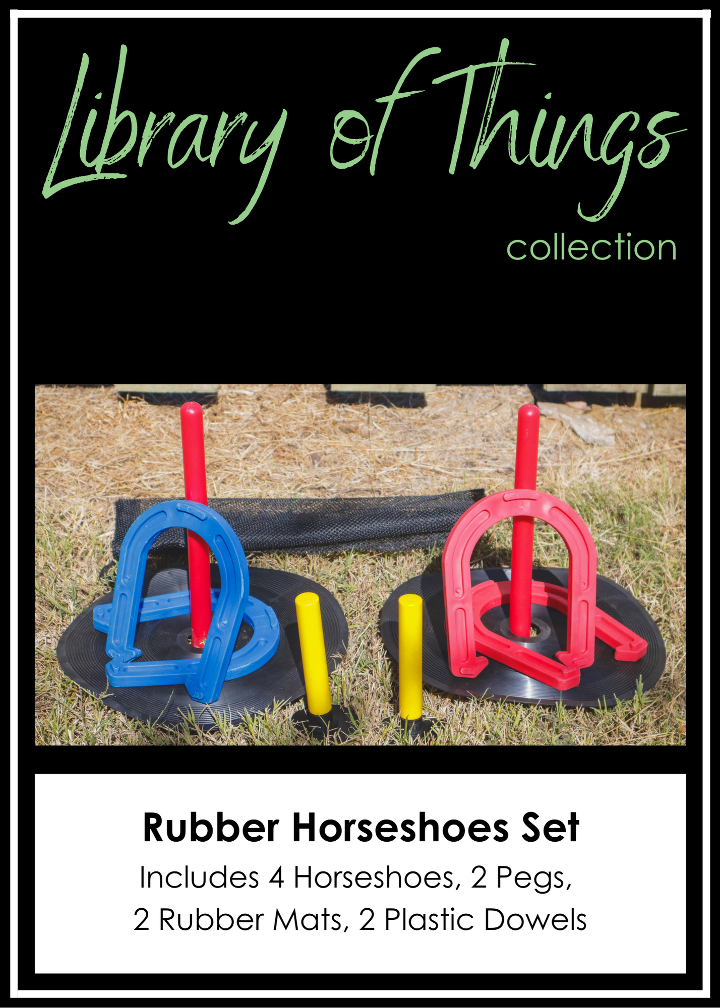 Rubber Horseshoes Set