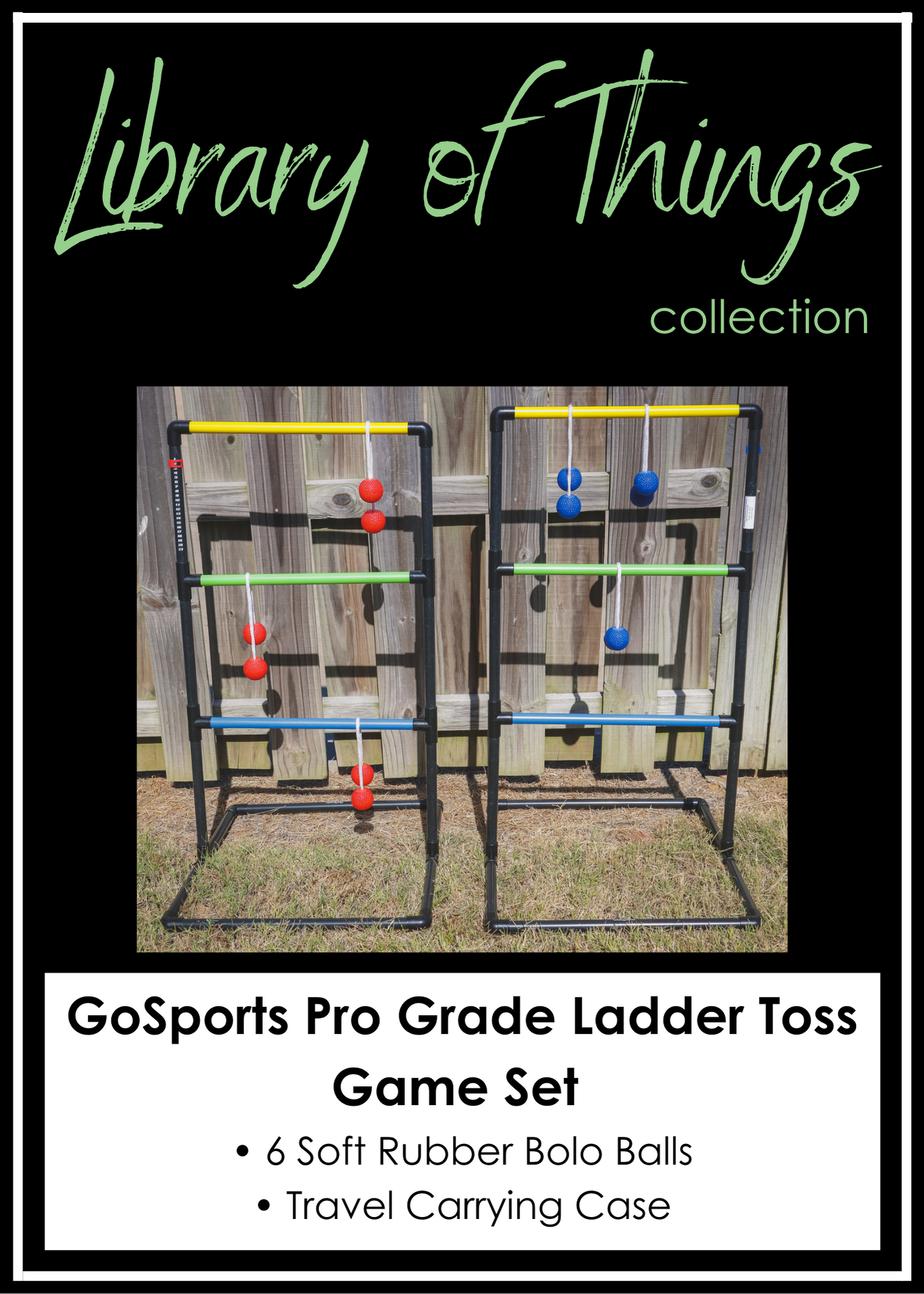 GoSports Pro Grade Ladder Toss Game Set