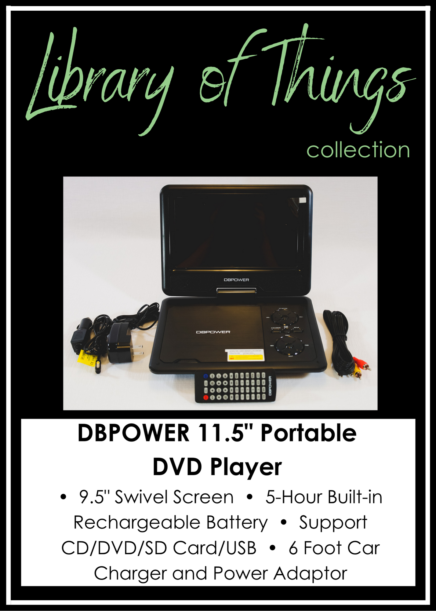 Image of 11.5' Portable DVD Player