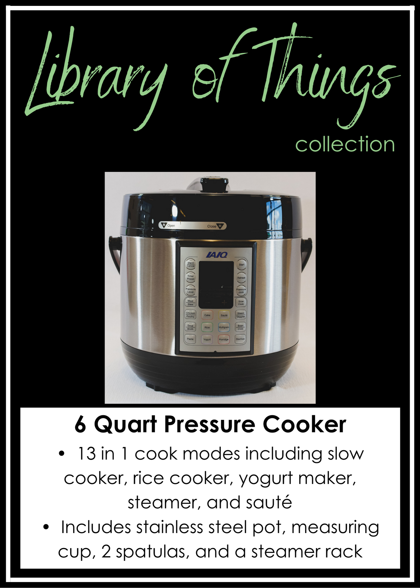 6 Quart Pressure Cooker