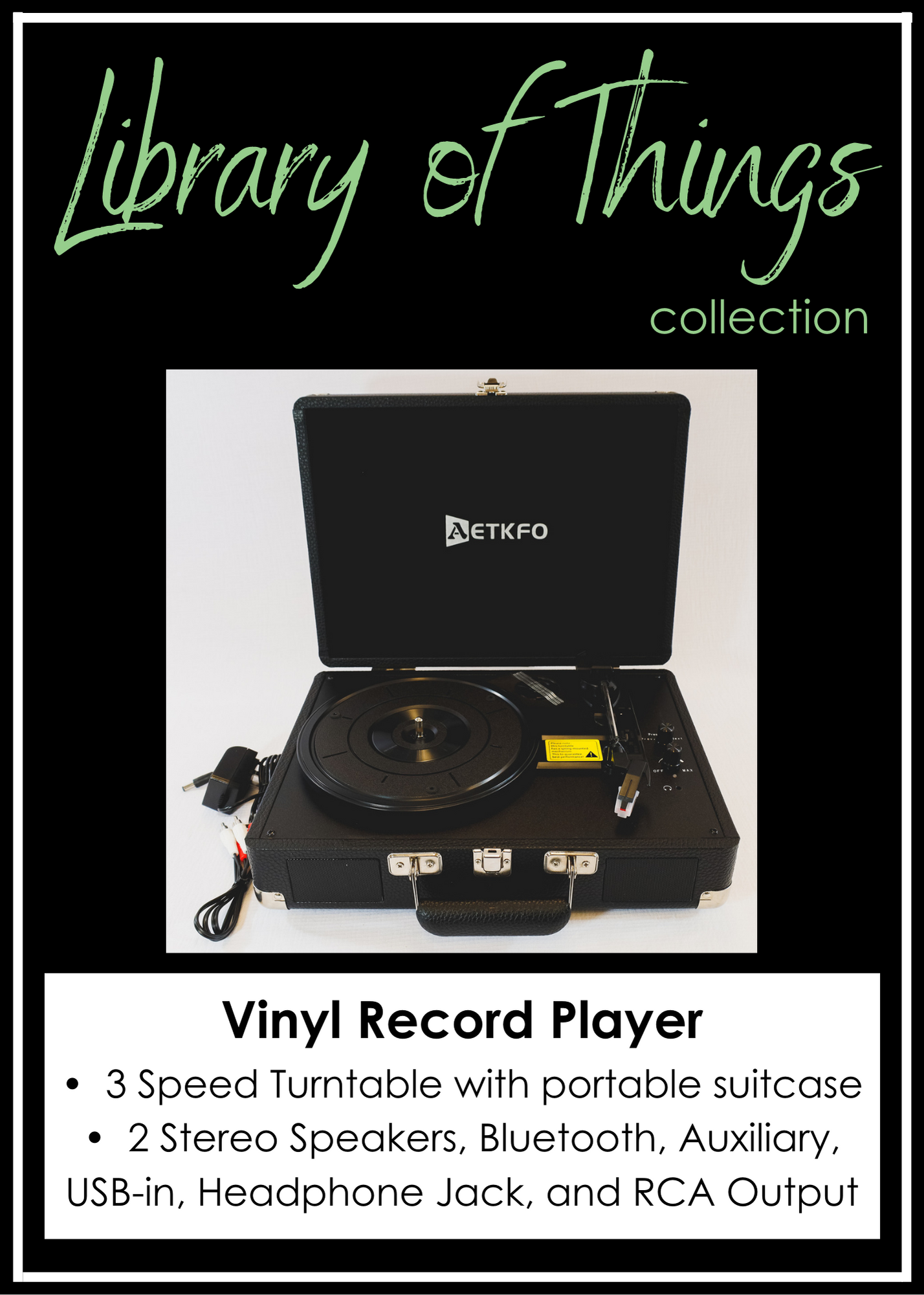 Vinyl Record Player