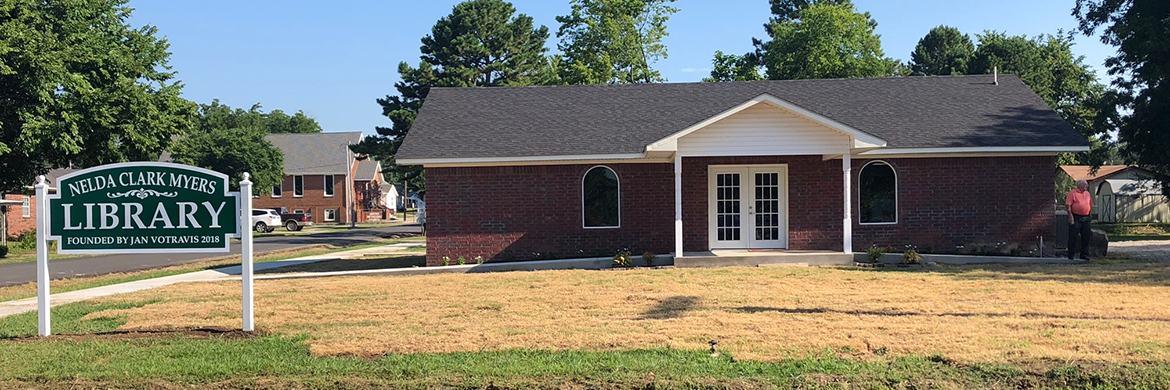 Nelda Clark Myers Library header