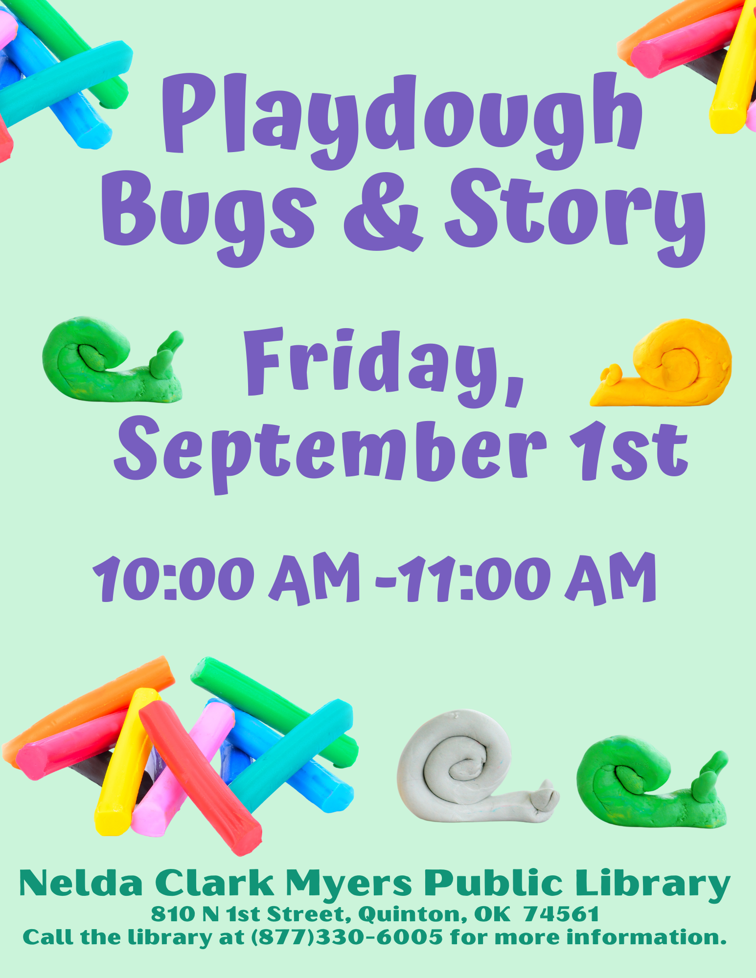23-09 Playdough Bugs