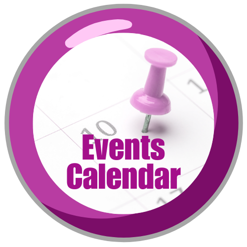 EVENTS CALENDAR WEBSITE BUTTON