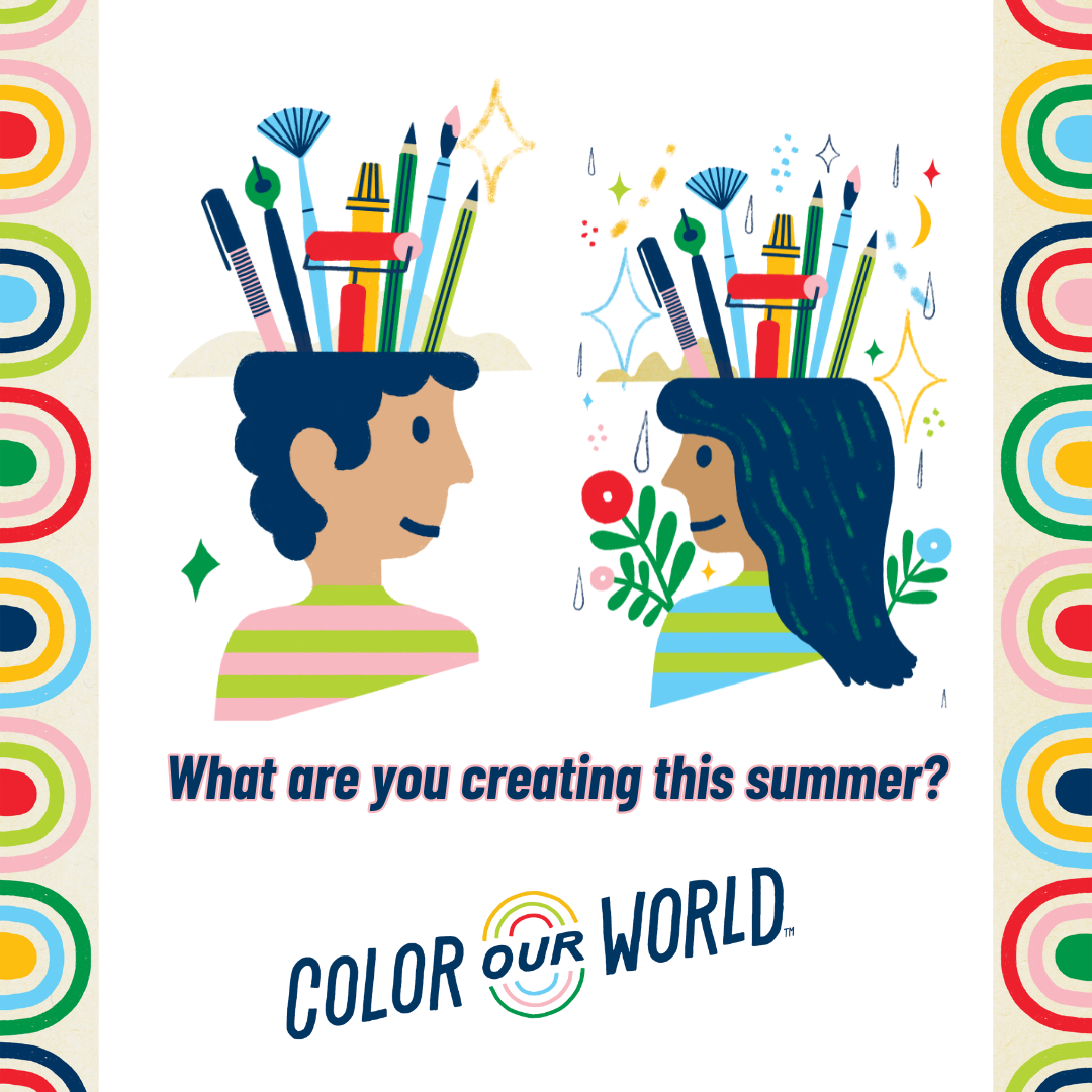 "What are you creating this summer" graphic