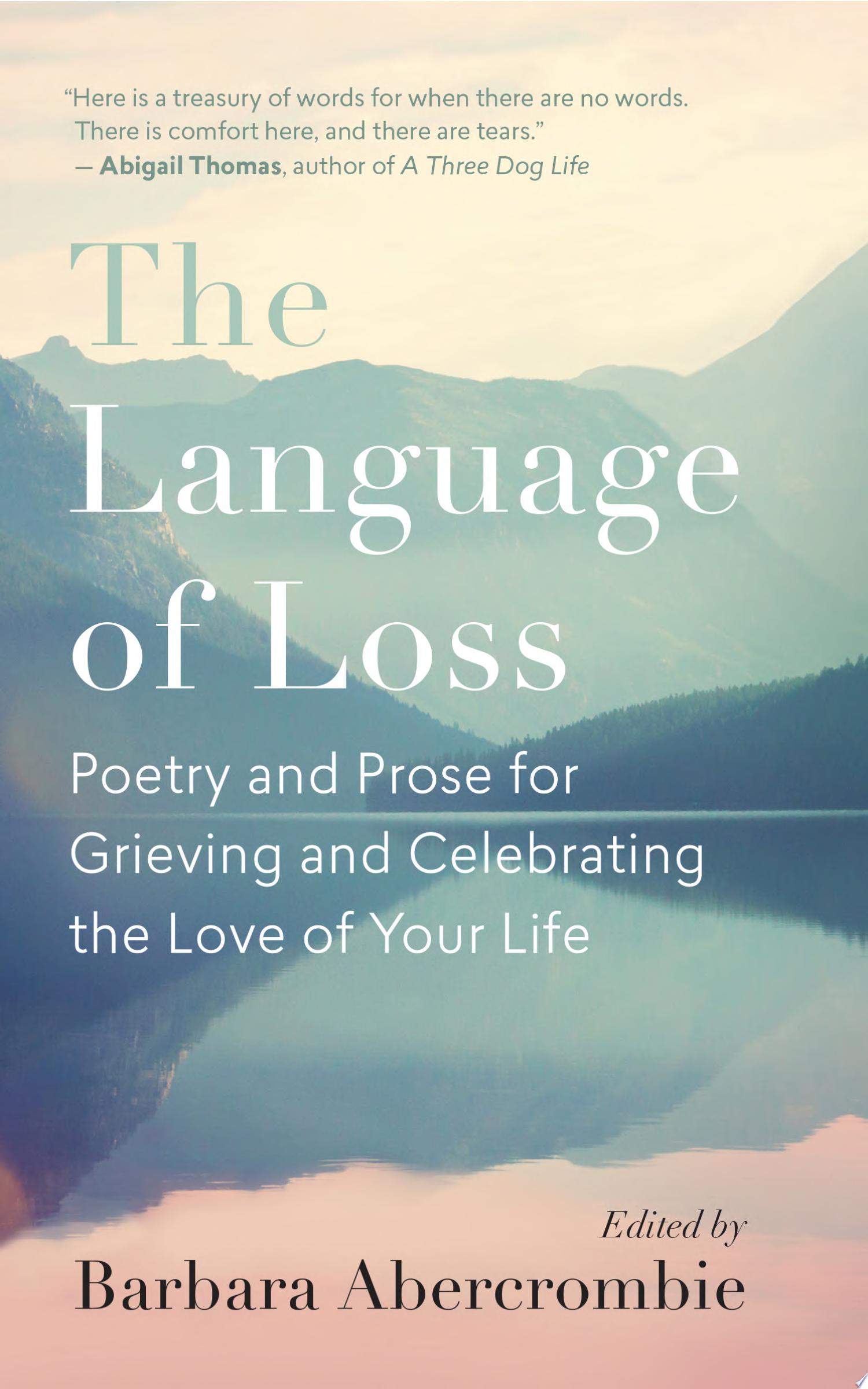Image for "The Language of Loss"