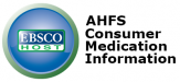 AHFS Consumer Medication Information logo button