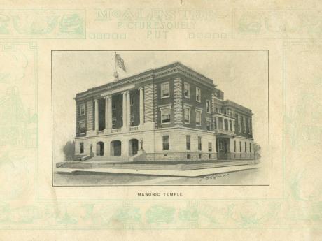 Historic photo of the Masonic Temple