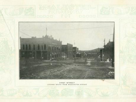 First Street, Looking South from Washington Avenue