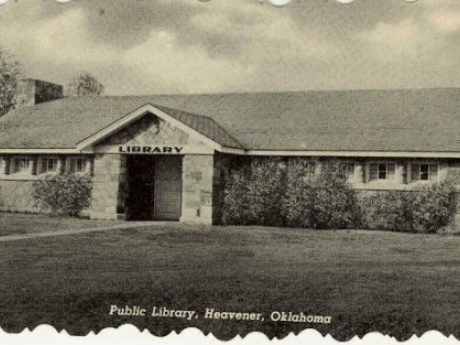 Heavener Public Library Historic Photo