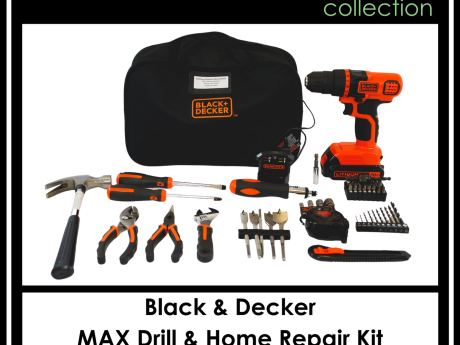 Black & Decker MAX Drill & Home Repair Kit