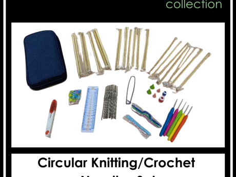 Circular Knitting/Crochet Needles Set