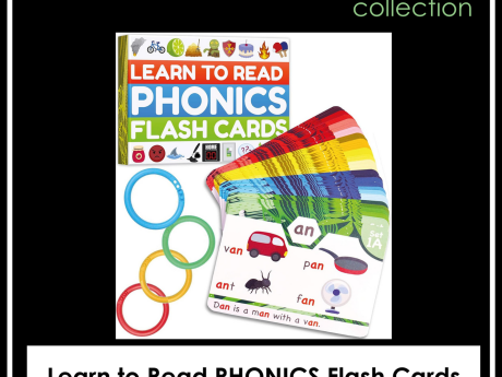 Library of Things: Learn to Read PHONICS Flash Cards