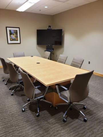 Photo of the conference room. 