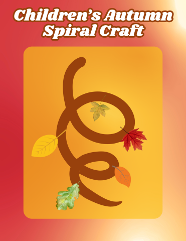 autumn leaf spiral