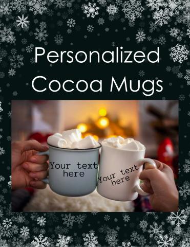 Personalized Cocoa Mugs