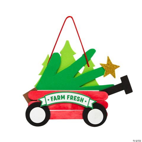 Christmas tree wagon