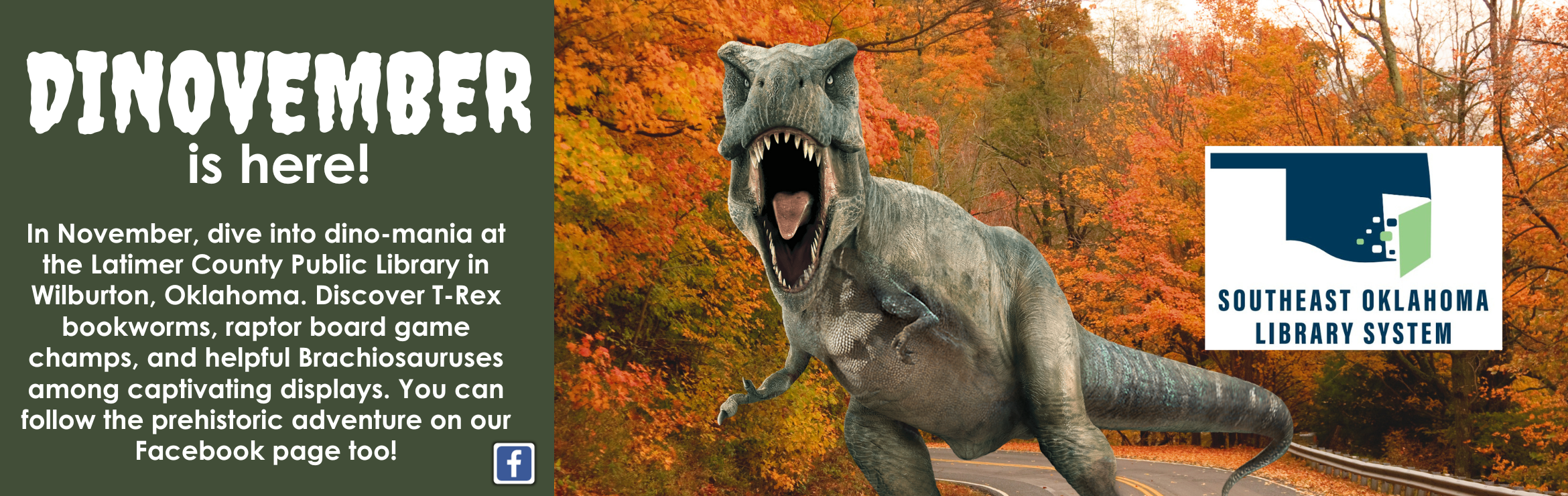 DINOVEMBER 2023 IN WILBURTON! INFOGRAPHIC