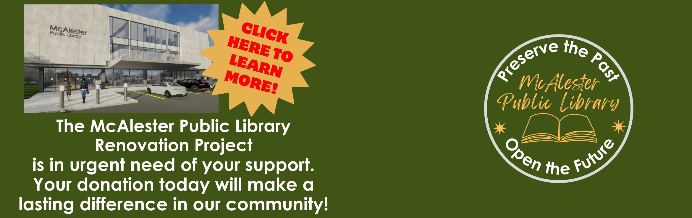 McAlester Public Library Renovation Campaign Needs You!