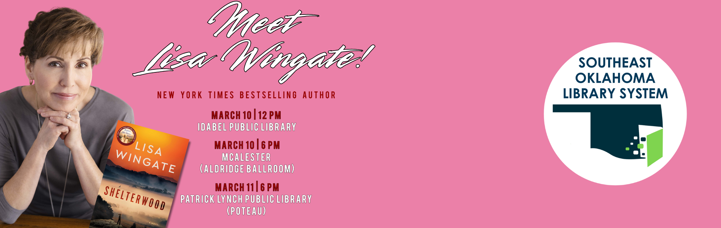 Meet Lisa Wingate at SEOLS in March!