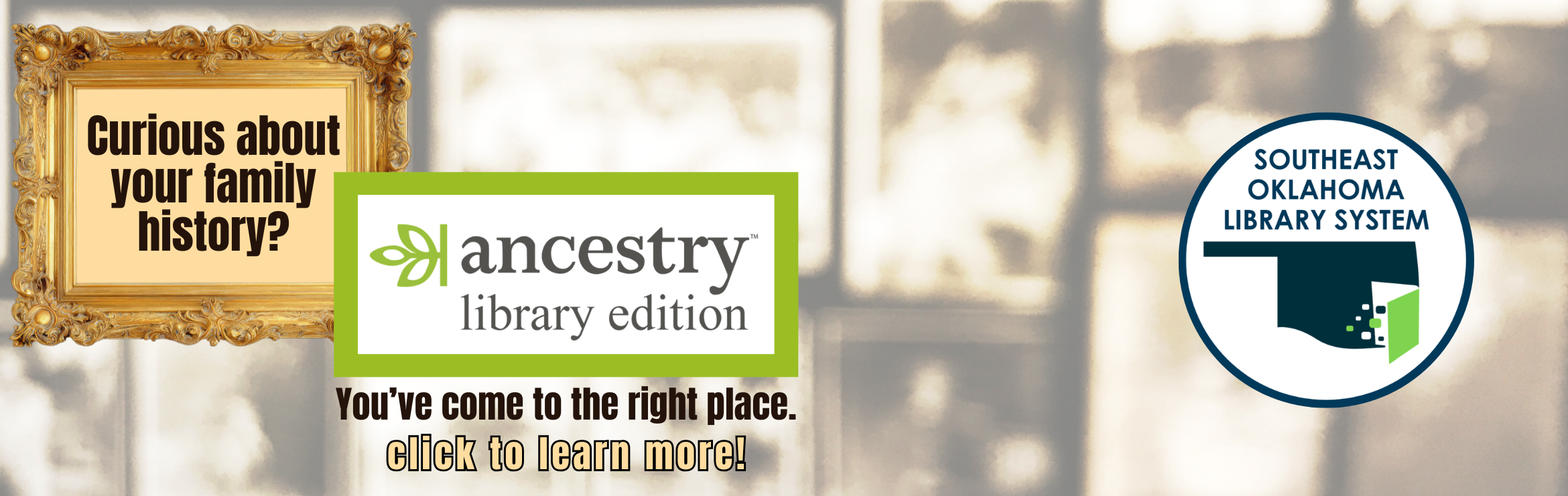 Ancestry Online Resource Graphic - click for more information!