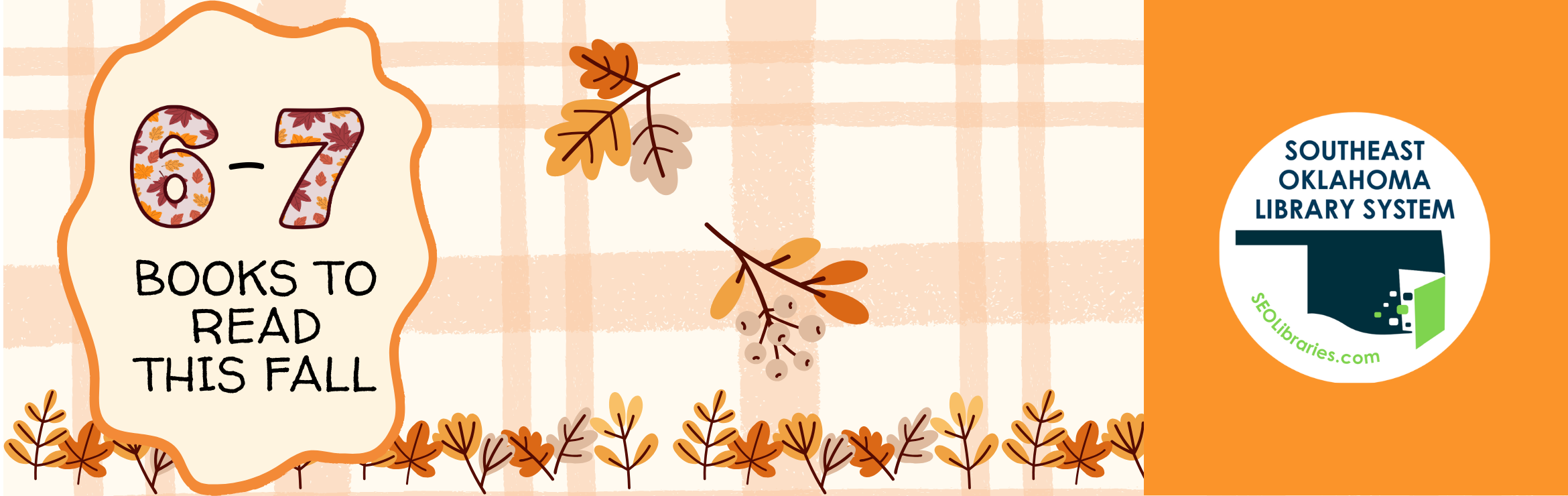 Graphic that reads, "Read 6-7 Books This Fall (IFYKYK)" 