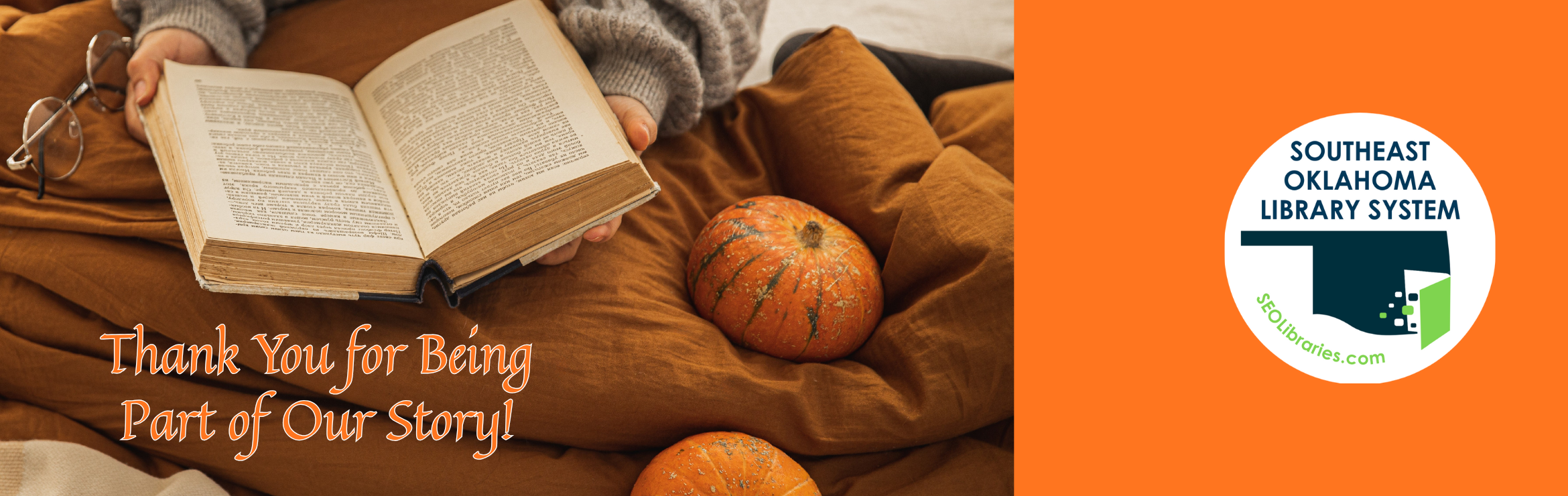 Graphic that says, "Thank You for Being Part of Our Story!"