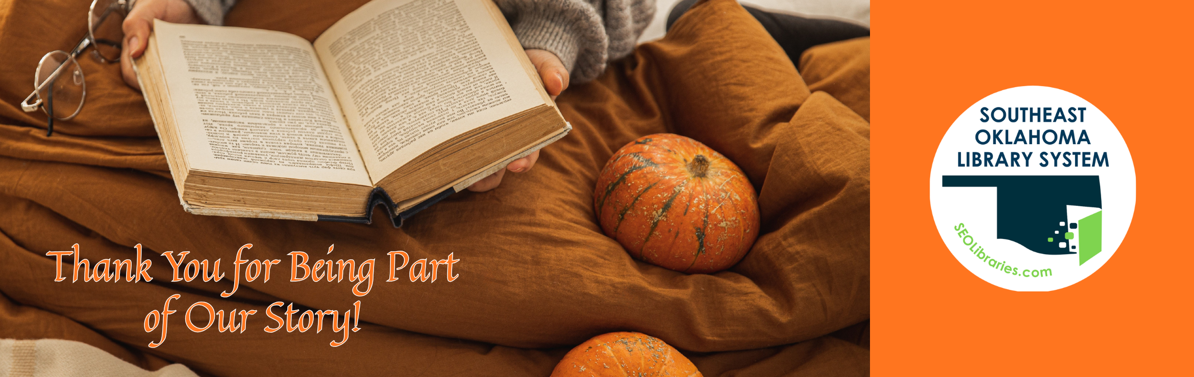 Graphic that says, "Thank You for Being Part of Our Story!"